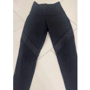 Beyond Yoga leggings with mesh detail